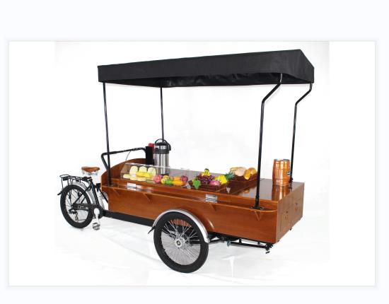 Retro Coffee Bikes Combining Style and Convenience in the Mobile Coffee Industry