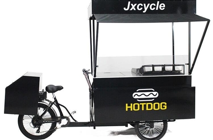 How to earn making street food with hot dogs by bicycle