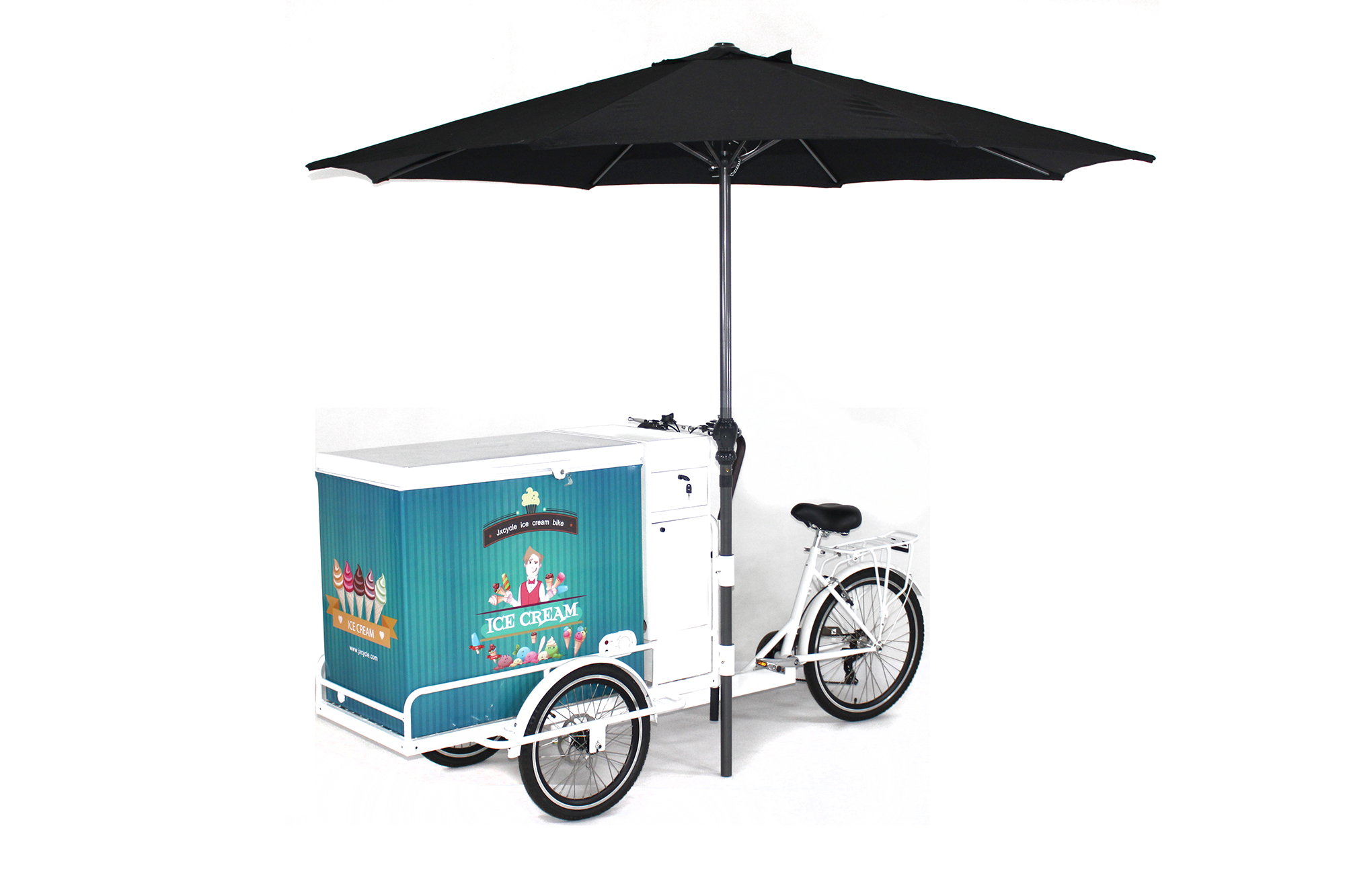 Awesomely Weird Electric Tricycle of the Week Solar-powered ice-cream vending bike