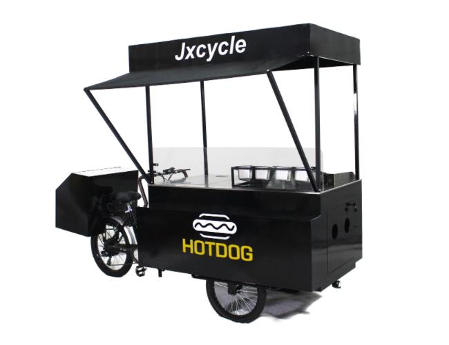 What are the operating costs and profit margins of a hot dog bike