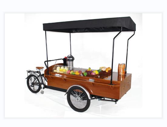 Retro Coffee Bikes Combining Style and Convenience in the Mobile Coffee Industry