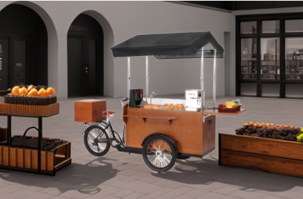Relaxed: Coffee Bike Street Cart Lets City Dwellers Enjoy Quality Coffee in Their Busy Lives