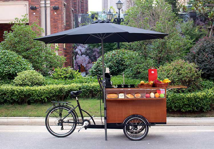 deliver food with bike